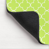 Monogramm Quatrefoil Mausunterlage - Limon Mousepad (Ecke)