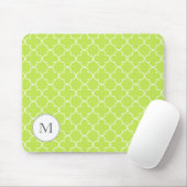 Monogramm Quatrefoil Mausunterlage - Limon Mousepad (Mit Mouse)