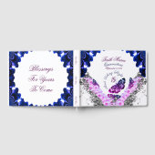 Monogramm Quinceañera 15 und Flugbetrieb Gästebuch (Voll)