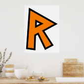 Monogramm R Poster (Küche)