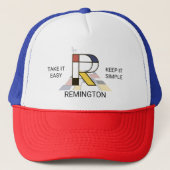 Monogramm "R" - Remington Truckerkappe (Vorderseite)
