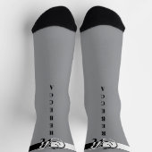 "Monogramm R" Socken (Oben)