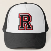 Monogramm "R" Truckerkappe (Vorderseite)