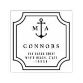 Monogramm-Rahmen zum Hochzeitskoppeln von selbstfa Permastempel (Design)