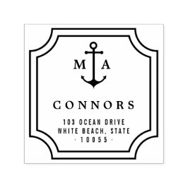 Monogramm-Rahmen zum Hochzeitskoppeln von selbstfa Permastempel