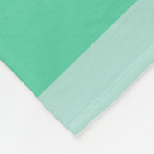 Monogramm Rainbow-Sherbet-Farbblock-Reihe Fleecedecke (Ecke)