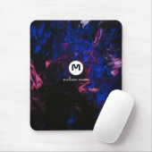 Monogramm-Raumfarben Mousepad (Mit Mouse)