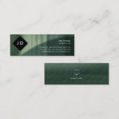 Monogramm-Rechtsanwalt am Gesetz - Visitenkarte (Vorne/Hinten)