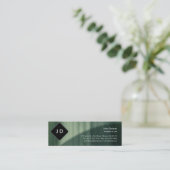 Monogramm-Rechtsanwalt am Gesetz - Visitenkarte (Stehend Vorderseite)