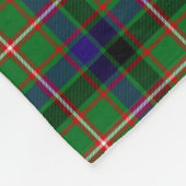 Monogramm-ReidTartan Fleecedecke (Ecke)