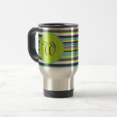 Monogramm-Reise-Tasse Reisebecher (Vorderseite Links)