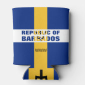 Monogramm Republik Barbados Dosenkühler (Rückseite)