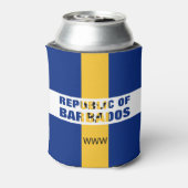 Monogramm Republik Barbados Dosenkühler (Kanne Rückseite)
