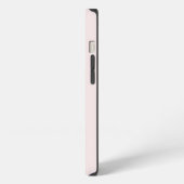 Monogramm Retro Bold Pink iPhone Hülle (Linke Seite)