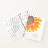 Monogramm-Rezeptur Notizblock (Innenseite)