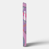 Monogramm römische Zahlen Künstlerische Uhrenkorre Case-Mate iPhone Hülle (Rückseite / Links)