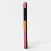 Monogramm rosa Basketball Case-Mate iPhone Hülle (Hinten/Links)