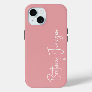 Monogramm Rosa Case-Mate iPhone Hülle
