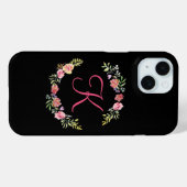 Monogramm, rosa, gelb und grün Case-Mate iPhone hülle (Rückseite (Horizontal))