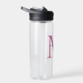 Monogramm Rosa Ihr Name Sondergeschenk Geliebte ei Trinkflasche (Rechts)
