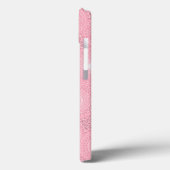 Monogramm rosa Kreise Muster Case-Mate iPhone cas Hülle (Rückseite / Links)