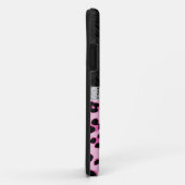 Monogramm, rosa Leoparddruck, iPhone 5 Fall Case-Mate iPhone Hülle (Hinten/Rechts)