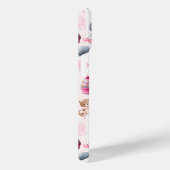 Monogramm Rosa Retro Disco Ball Coquette Case-Mate iPhone Hülle (Rückseite / Rechts)