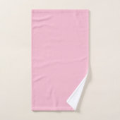 Monogramm Rosa und Schwarz Badhandtuch Set (Handtuch)