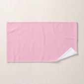 Monogramm Rosa und Schwarz Badhandtuch Set (Handtuch)
