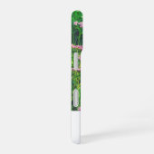 Monogramm Rosa Wildblumen-Herzen iPhone 16 Hülle (Rechte Seite)
