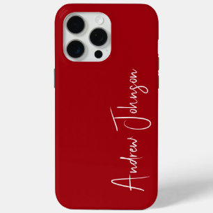 Monogramm Rot Case-Mate iPhone Hülle