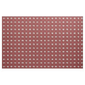Monogramm rot stoff (Yard (91,4 cm))