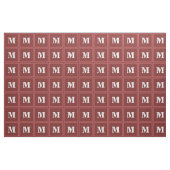 Monogramm rot stoff (Fat Quarter (45,7 x 55,9 cm))