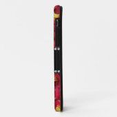 Monogramm rote Rosen rotes Herz Case-Mate iPhone Hülle (Hinten/Links)