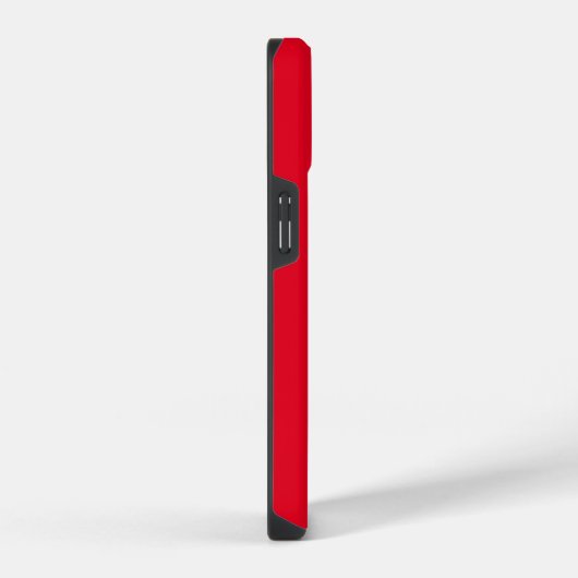 Monogramm Rote Sternexplosion iPhone Hülle (Rechte Seite)