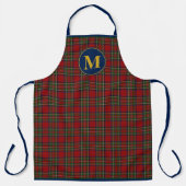Monogramm Royal Stewart Tartan Scott Schürze (Vorderseite)