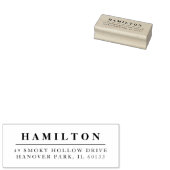 Monogramm-Rücksendeadresse-Briefmarke der Classic- Gummistempel (Stempel)