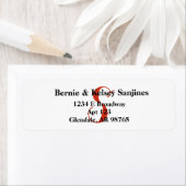 Monogramm-Rücksendeadressen-Aufkleber (Insitu)