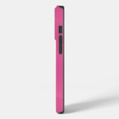 Monogramm Rustikal rosa Aquamarin Case-Mate iPhone Hülle (Rückseite / Links)