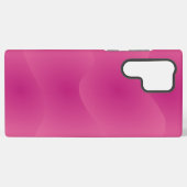 Monogramm Rustikal rosa Aquamarin Samsung Galaxy Hülle (Rückseite (Horizontal))