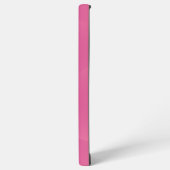 Monogramm Rustikal rosa Aquamarin Samsung Galaxy Hülle (Linke Seite)