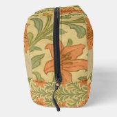 Monogramm rustikale Kraftpapier-Blumenmuster Willi Waschbeutel (Rechts)