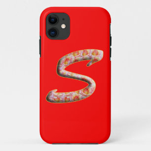 Monogramm S in Rose Muster iPhone 5 Fall Case-Mate iPhone Hülle