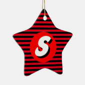 Monogramm S Keramik Ornament (Rechts)