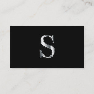 Monogramm S-Visitenkarten Visitenkarte