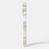 Monogramm Sandsteinstreifen Case-Mate iPhone Hülle (Rückseite / Links)