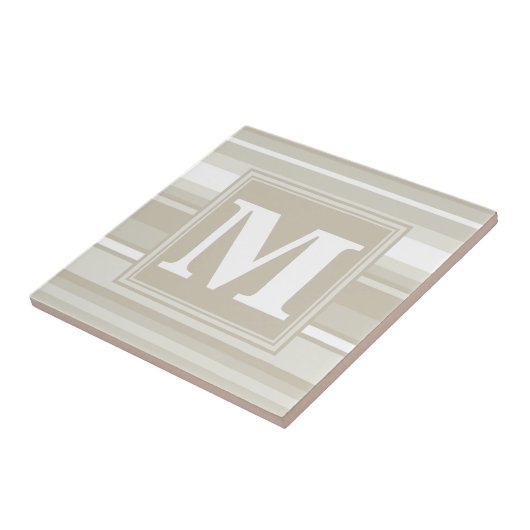 Monogramm Sandsteinstreifen Fliese (Seite)