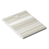 Monogramm Sandsteinstreifen Notizblock (angewinkelt)