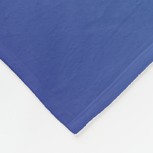 Monogramm Sapphire Blue Ruby Red Valentine Foto Fleecedecke (Ecke)