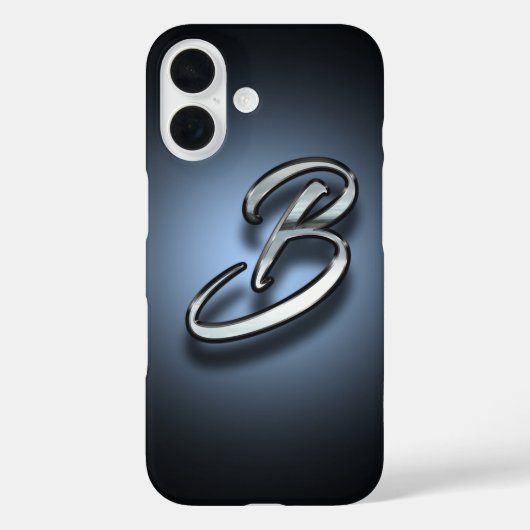 Monogramm-Scheinwerfer-Hintergrund Case-Mate iPhone Hülle (Rückseite)